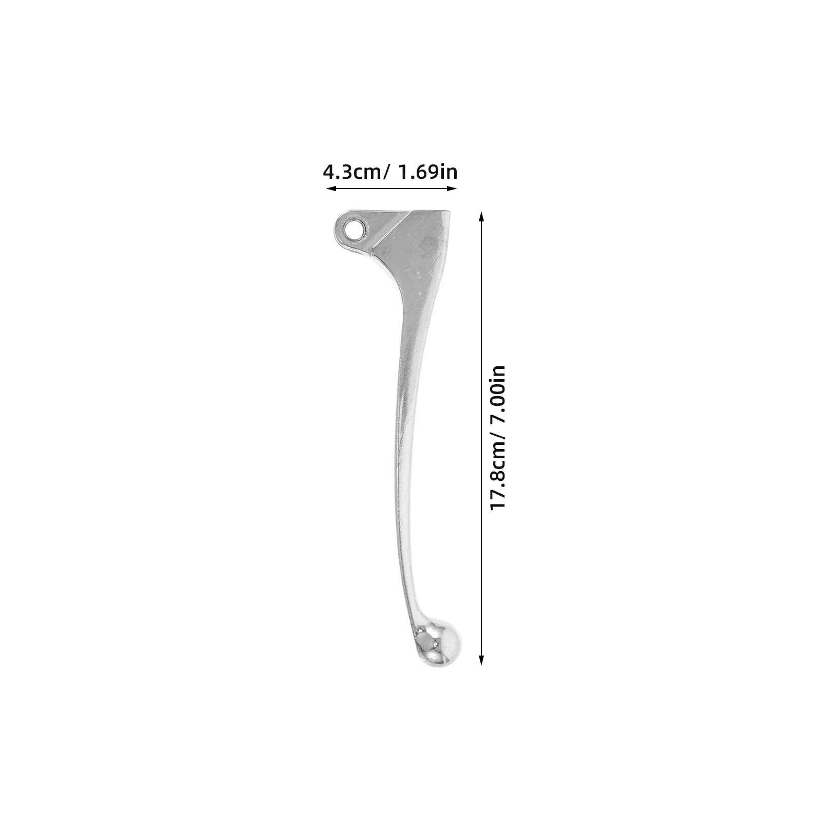 1Pair Metal Mini Bike Brake Lever Motorcycle Clutch Brake Lever Pair Dirt Bike Parts Set Ergonomic Off-road Atv