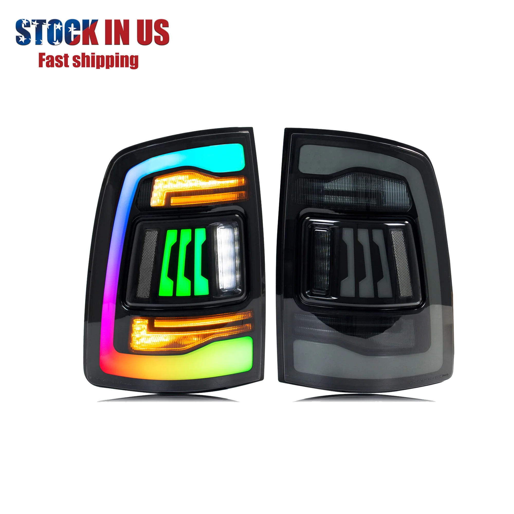 

DK Motion 2009-2018 светодиодные задние фонари для Dodge RAM 1500 RAM 2500 RAM3500 2013-2018 задний фонарь пикапа автомобильные аксессуары