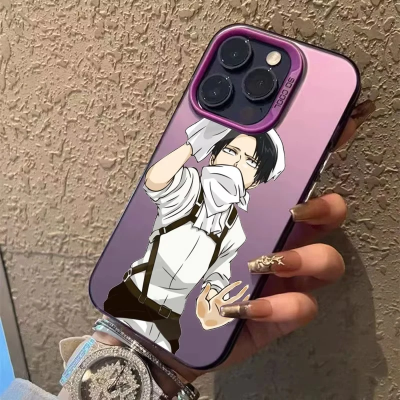 Ackerman anime coque caso de telefone para samsung galaxy s25 ultra s24 s23 s22 s21 plus s20 fe a55 a54 a35 a15 capa traseira à prova de choque