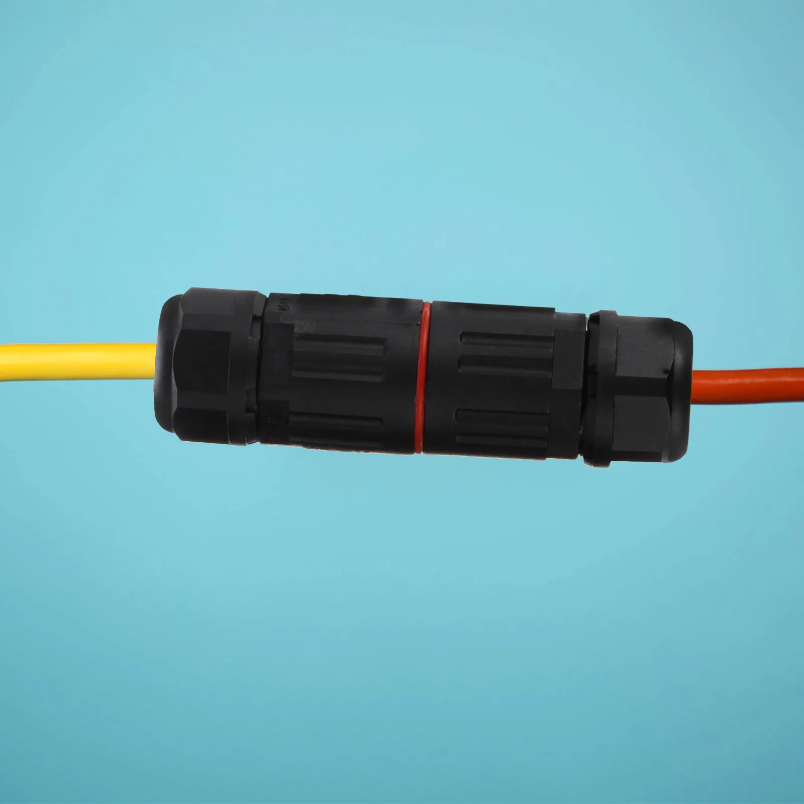 2Pcs Waterproof Wire Connectors Screw-Free Cable Splice for Outdoor Electrical Wiring Home Lighting Fixation High Temp Fire