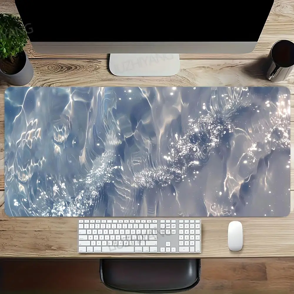 

Dreamy Waves Mouse Pad XL Computer Accessories Office Game Table Mats XXL Rubber Anti-slip Gaming Keyboard Mousepads Desk Pads