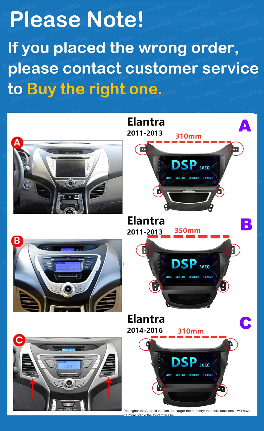 For Hyundai Elantra Avante MD I35 2011 2012 2013 2014 2015 2016 Android 16 Carplay Car Radio Multimedia 8 CORE Navigation GPS 5G