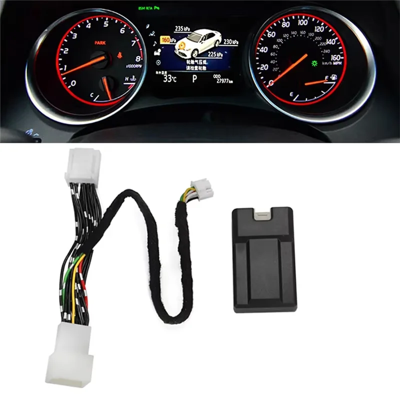 Leading-Edge-For Toyota Camry 2018-2023 RAV4 Corolla 2019-23 TPMS Tire Digital LCD Display Auto Security Alarm Tyre Pressure Mon