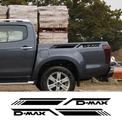 Pickup Rear Trunk Side Decals For Isuzu Dmax D Max Car Stickers Truck Graphics Vinyl Film Decor Covers Auto Tuning Accessories