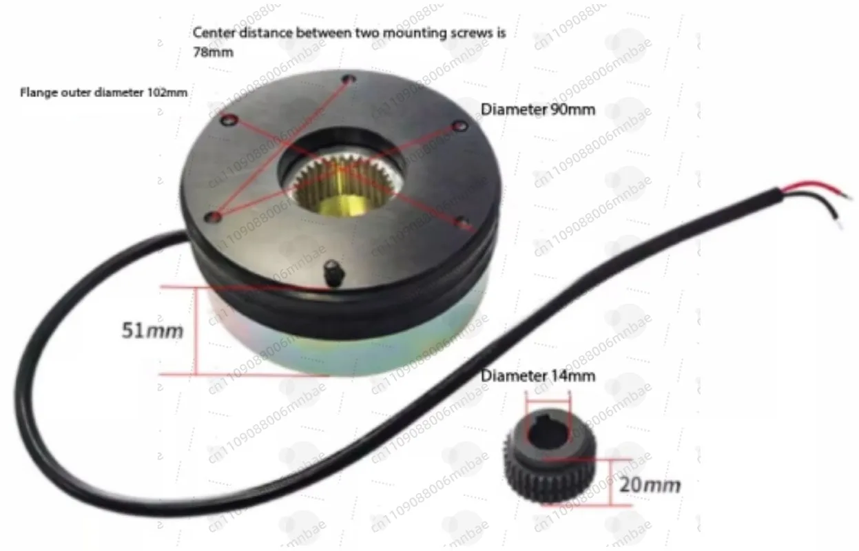Forklift Material Handling Equiment Parts Electromagnetic Brake for ZDS-48V-8N.M used