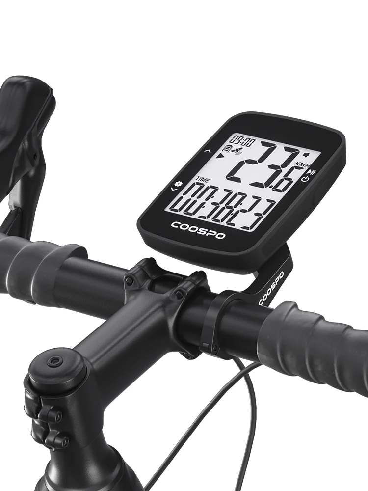 COOSPO BC26 Bezprzewodowy komputer rowerowy GPS Prędkościomierz Licznik kilometrów Bluetooth5.0 Synchronizacja aplikacji Wodoodporny rower szosowy Rower MTB