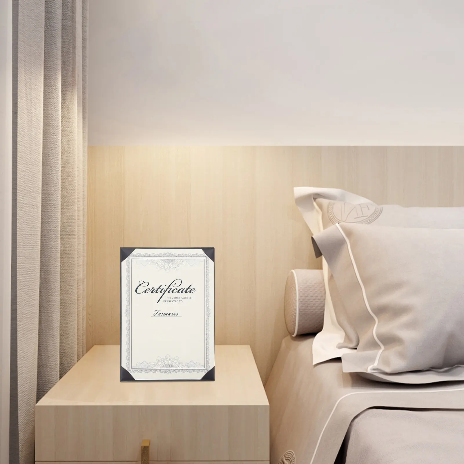 

Blank Waterproof Certificate Covers Paper Graduation Diploma Frame Folder for Certificates Photos Artworks