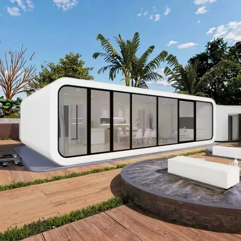 Casa Cápsula Espacial Integrada Personalizable YG, Diseño de Construcción Propia, Móvil, para Apartamentos, Talleres y Aplicaciones en Exteriores