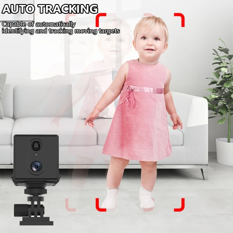 M17B Kamera IP WiFi Keamanan Dalam Ruangan 1296P Kamera Malam Penuh Jelas, Deteksi Gerakan, Dua Arah, untuk Pemantauan