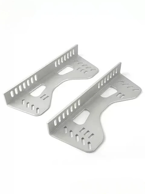 Aluminum Alloy L-plate Fixing Bracket, Thickened Side Plate Sliding Car Modification Accessories Are Used for Seat Reinforcement