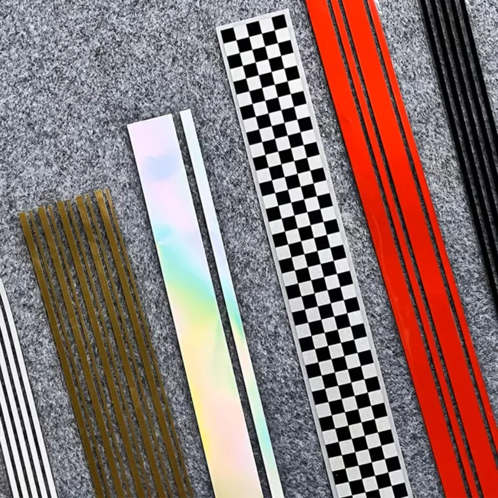 Stripe Vinyl Reflective Decoration Stickers Moto Fuel Tank Body DIY Racing Motorcycle Accessories For Triumph ‌Honda Ducati