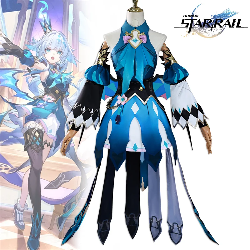 

Game Honkai: Star Rail Cerydra Adult Women Cosplay Costume Dress Skirt Suit Ornament Clothes Uniform Accessory Halloween Outfits