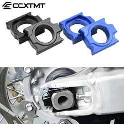 Motorcycle CNC Adjuster Rear Chain Axle Block For Yamaha YZ250F YZ450F 2009 2010 2011 2012 2013 2014 2015 2016 2017-2023 Parts
