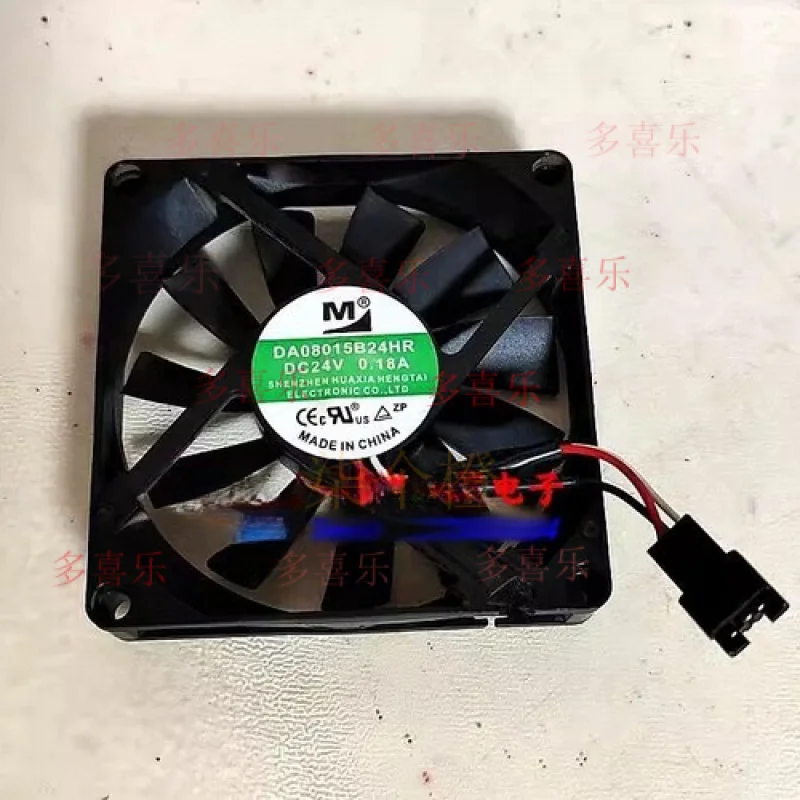 WW    1PCS DA08015B24HR 8015 DC24V 0.18A 8CM 3-Wire Inverter Cooling Fan