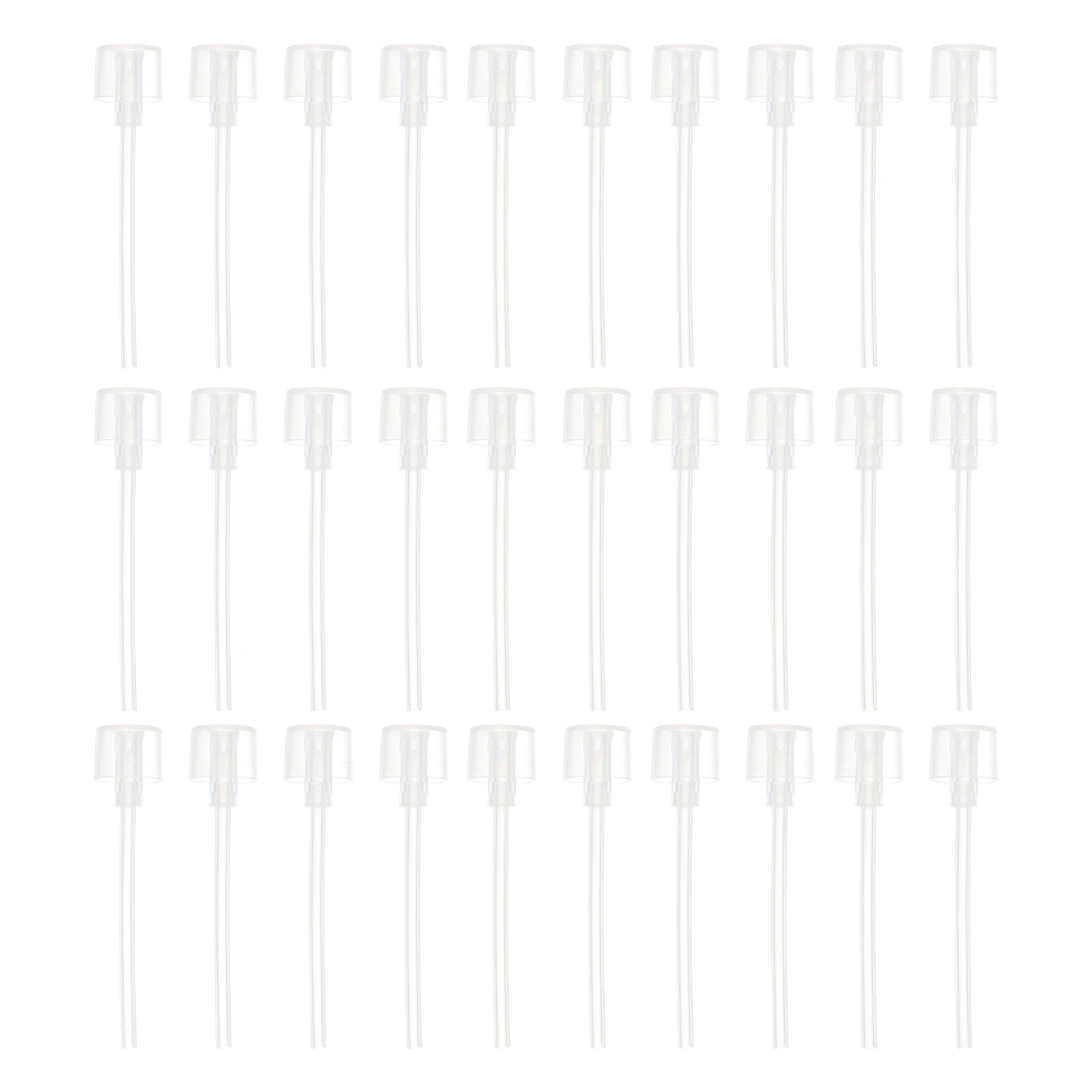 50 Stück Parfümflaschen-Pumpenkopf, nachfüllbarer Reise-Mini-Spender für sichere, auslaufsichere Übertragung von Parfümölen, Lotionen