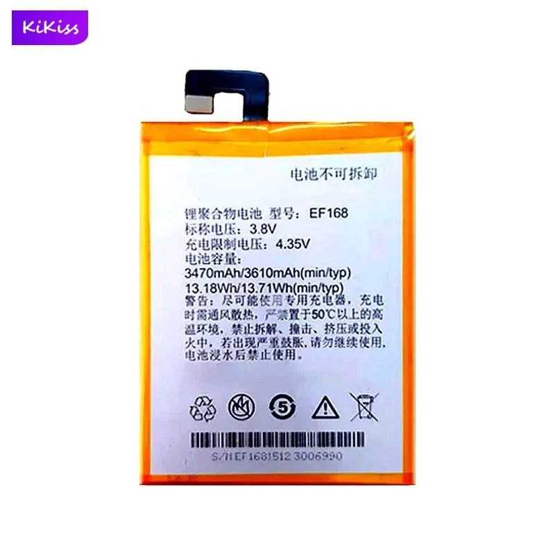 EF168 Electronic Product Battery For PPTV Kings 7 king 7S King7 PP6000 3610mAh Real Capacity