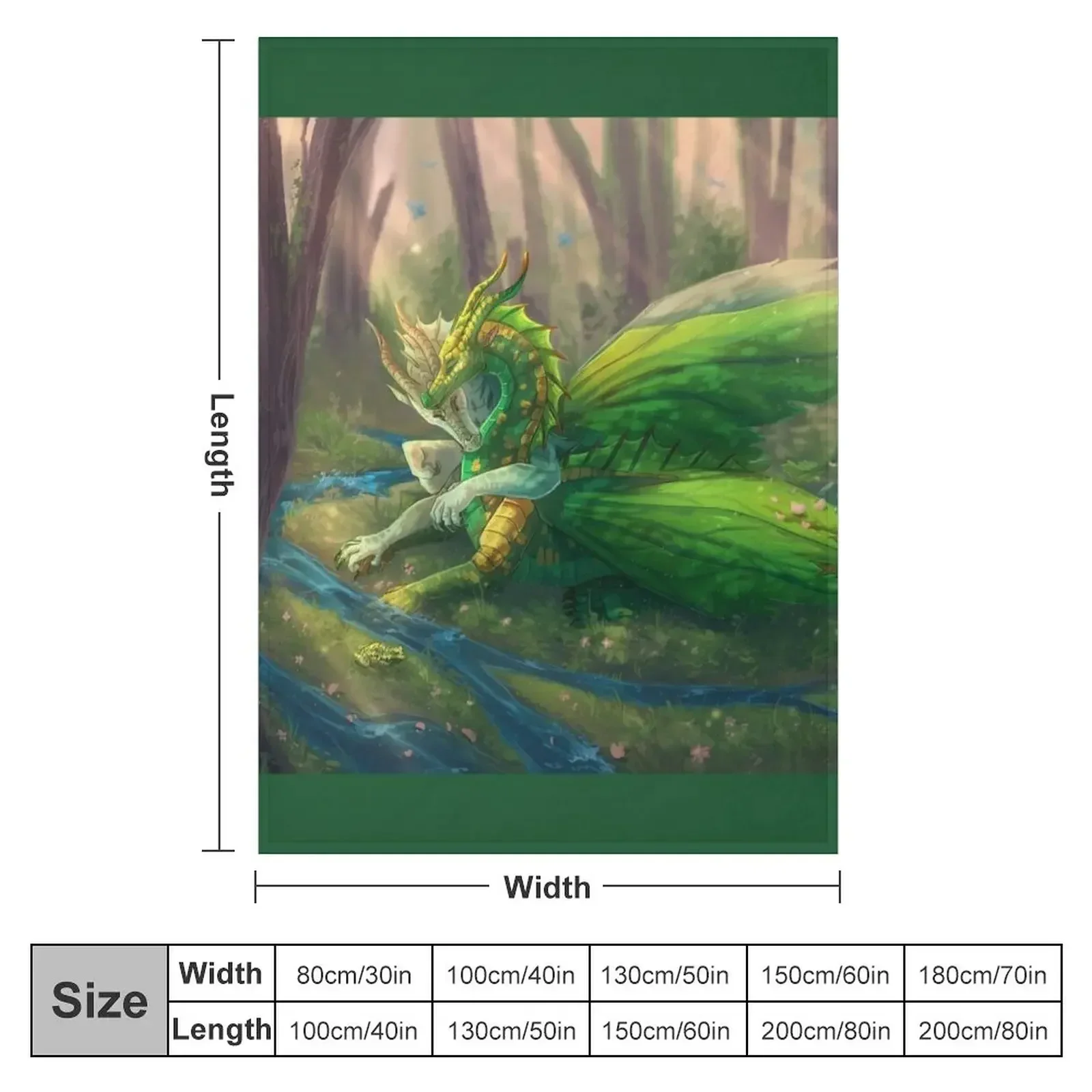 Wings of Fire - Sundew and Willow Throw Blanket Moving for babies Blankets