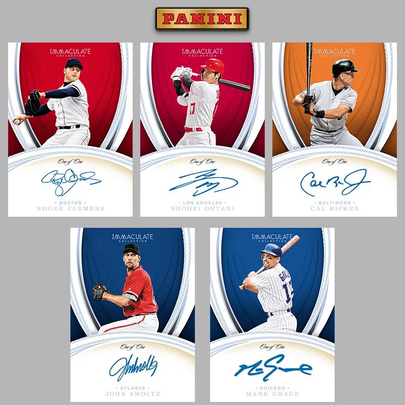 

Panini 2020 Immaculate Signatures Platinum Shohei Ohtani Mark Grace Diy Homemade Baseball Star Trading Cards Gift Collection
