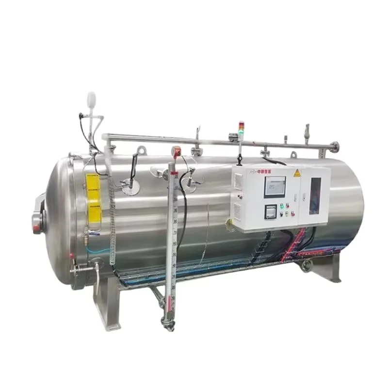 Autoclave Steam Sterilizer 304 Stainless Steel Automatic Control Canned Carrot Sterilizer Healthy Food