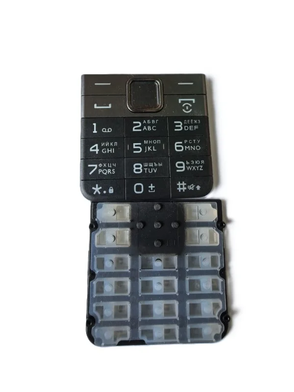 Original Ker Button for Xenium E590 Cellphone, CTE590 Mobile Phone,Russian Alphabet, Tracking Number