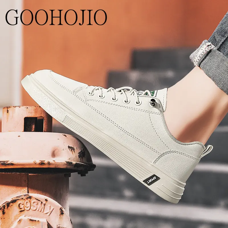 New Fahsion Men Vulcanize Shoes Classic Platform Shoes Solid Shoes for Male Anti-Odor Men Casual Shoes Flats Hard-Wearing