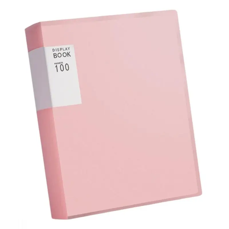 

100 Pocket File Display Folder Letter Size Presentation Display Book Water Resistant Documents Organiser for Office Sue