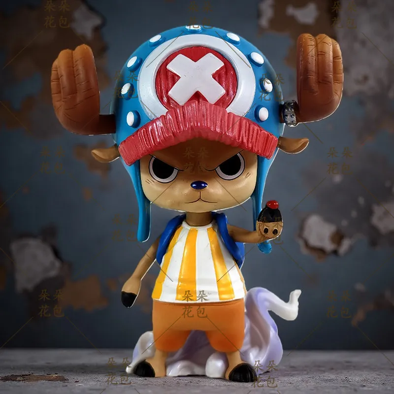 Generische One Piece Tony Tony Chopper Figur, zwei Jahre später, Q-Version, niedliche, kreative Anime-Peripherieartikel, Desktop-Dekoration für Fans