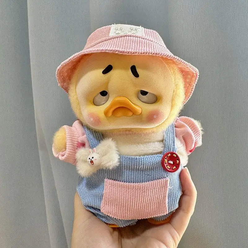 Vêtements pour bébés uniquement pour les résines bouleversées, série en peluche, petite robe jaune au beurre de canard, mignonne et décontractée