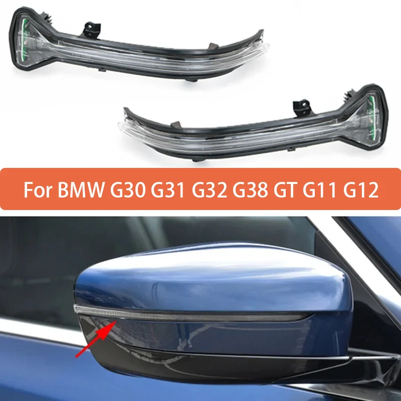 Left Right Car Mirror Turn Signal Light For BMW 3 4 5 6 7 8 Series G30 G31 G32 G38 GT G11 G12 51167414649 51167414650