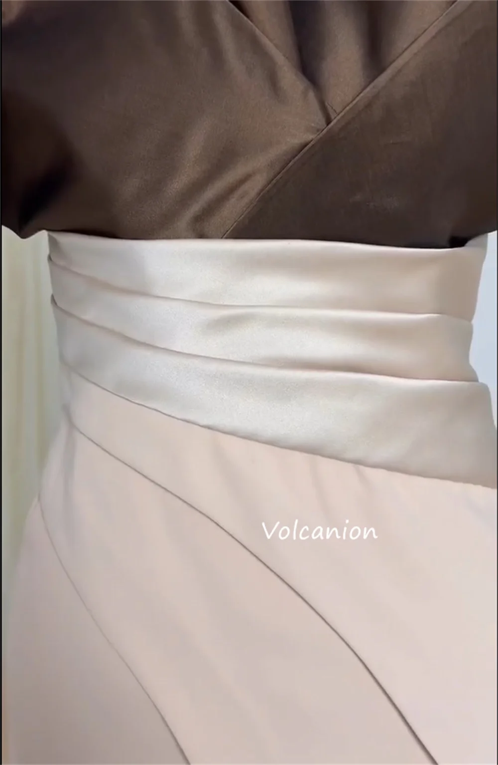 تخصيص الطية الرعوية حورية البحر خارج على الكتف فساتين طويلة مناسبة مخصصة المشاهير النمط الصيني رائعة