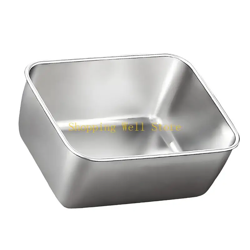 KX4B Kitchen Storage Container with Smooth Metal Rectangular Interior