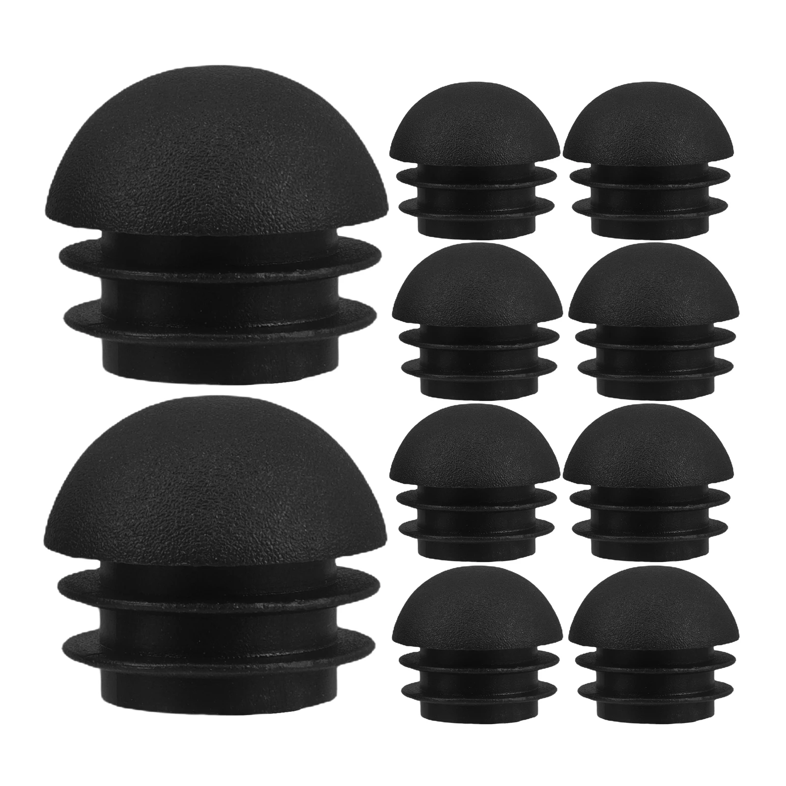 

30 Pcs Furniture Protective Cover Plastic Hole Foot Chair Finish Closure Tubing Stopper Steel Pipe Plug Seal Leg Protector