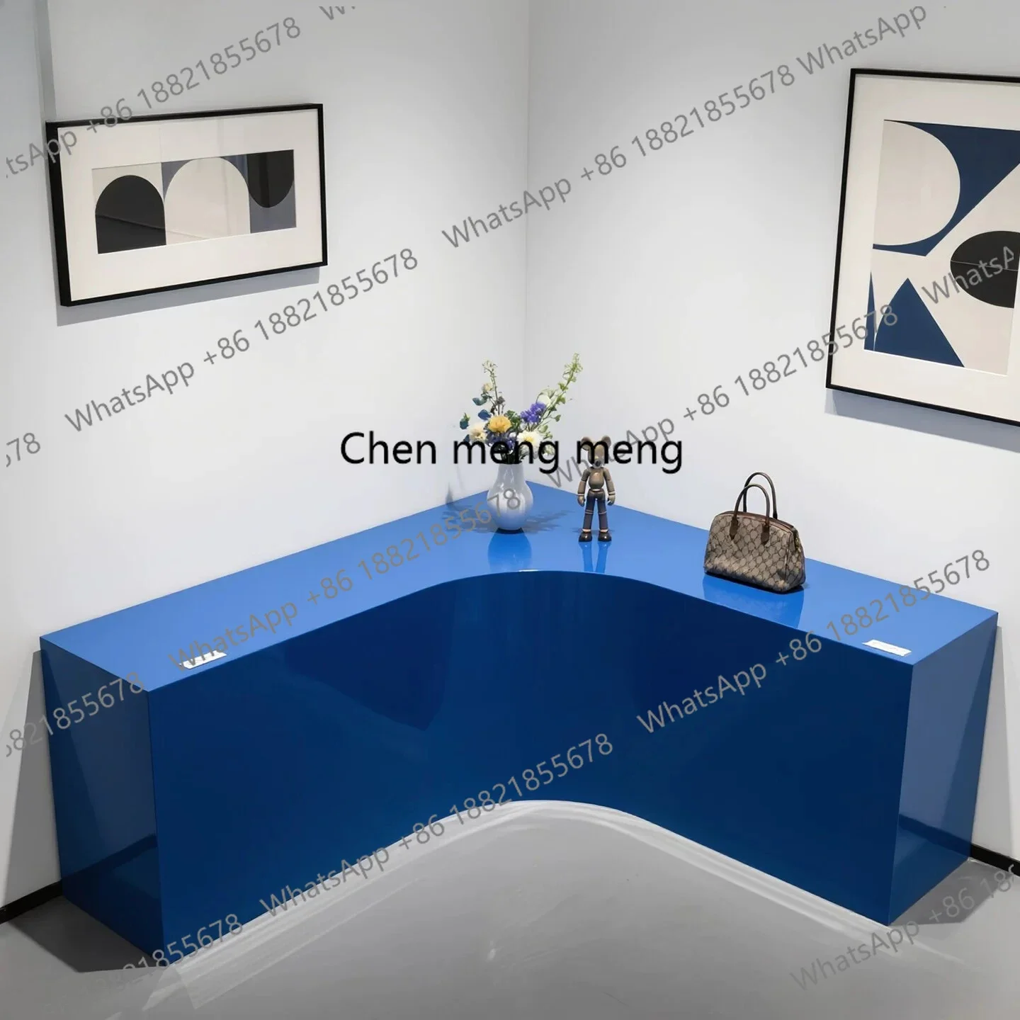 A74Exhibition hall, simple wind display stand, clothing store, ornament display stand, storage table