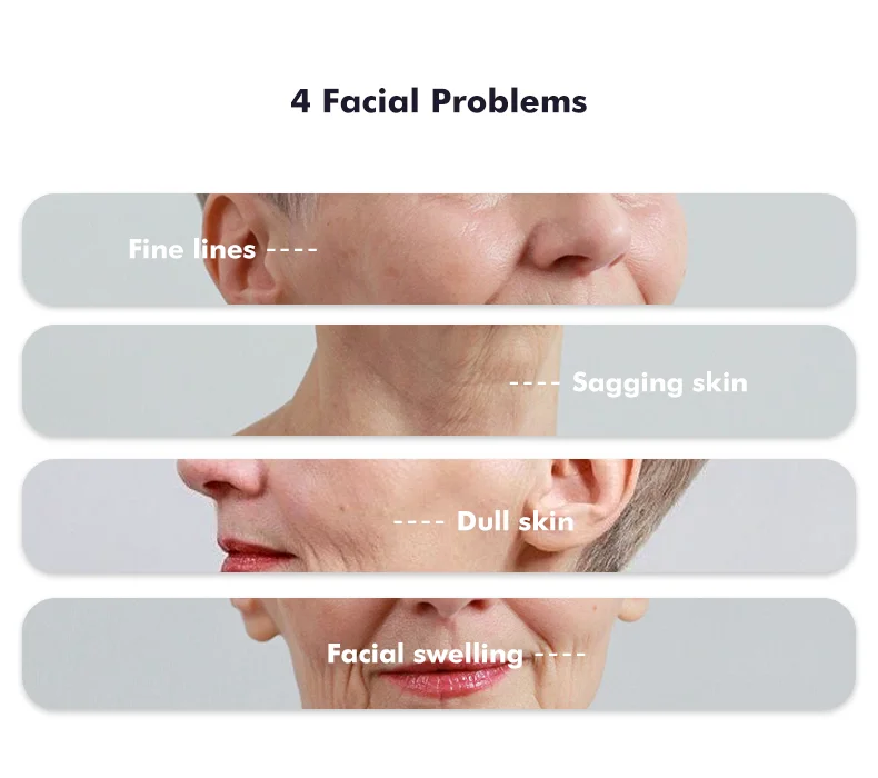 Professionelles handgehaltenes Mikrostrom-Heizungs-Schönheitsinstrument, Anti-Falten-Entfernungs- und Facelifting-Maschine mit USB-Stecker