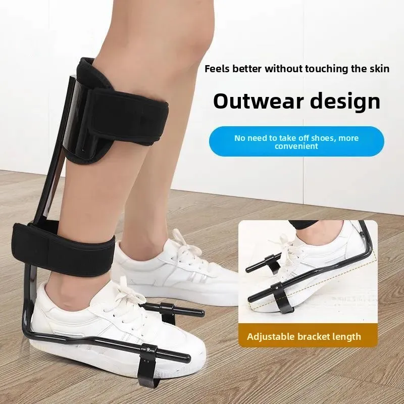 

Adult Foot Drop Corrector - Ankle Support Brace for Walking, Foot Inversion/Eversion Correction, Wearable with Shoes