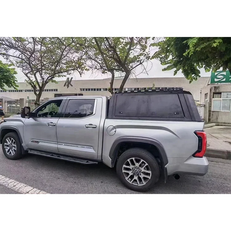 

Custom 4x4 Waterproof Steel Pickup Hardtop Topper Camper Truck Canopy For Toyota Tundra 2022+ Pickup Canopy