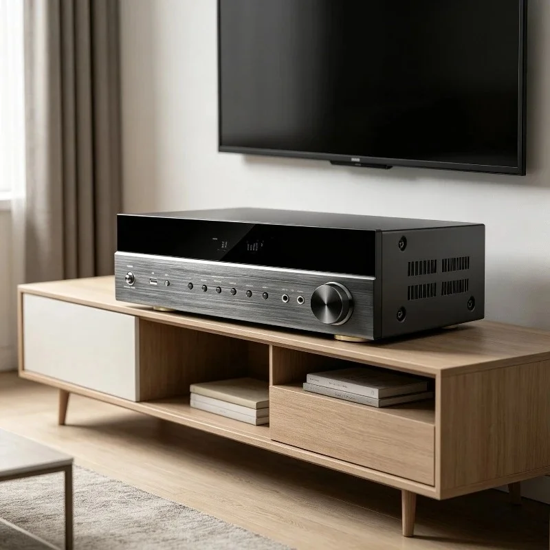 True surround sound decoding amplifier 700W multi-channel power amplifier
