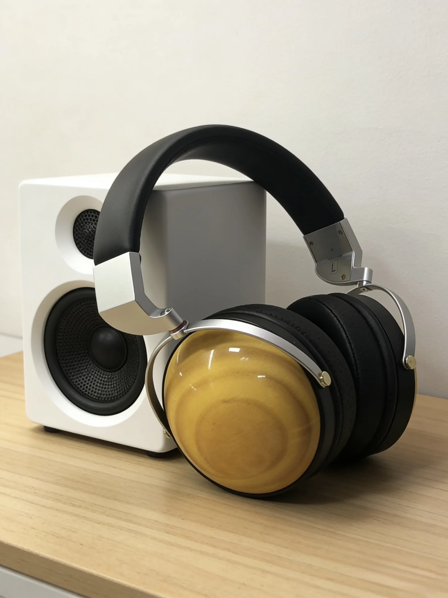 Finnish pine wood, solid wood headphones, high-gloss paint technology, 105 millimeters, high-quality units, 32-400 ohm options
