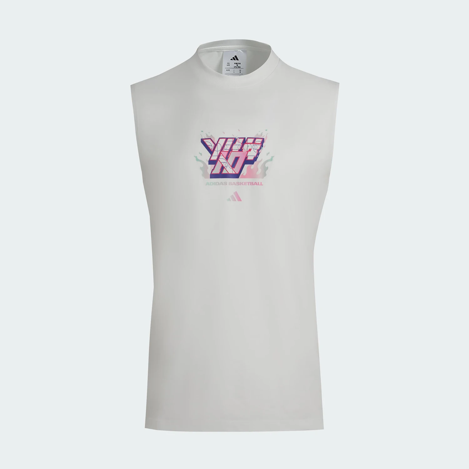 

Adidas genuine 2025 Summer Men's Breathable Sleeveless Basketball Tank KR5549