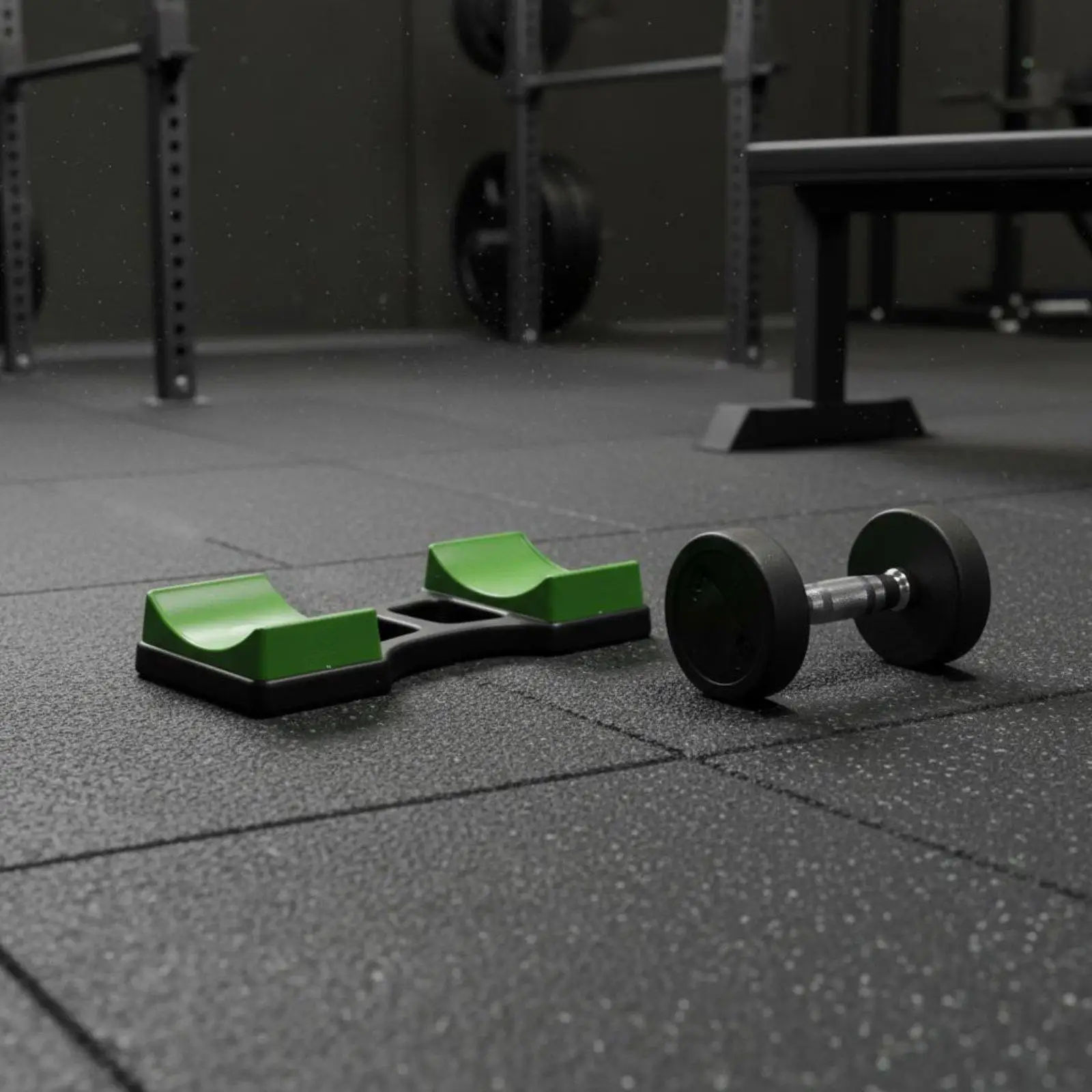 Dumbbell Rest Non-Rolling Design Dumbbell Cradle Space-Saving Hand Weight Holder for Beginners