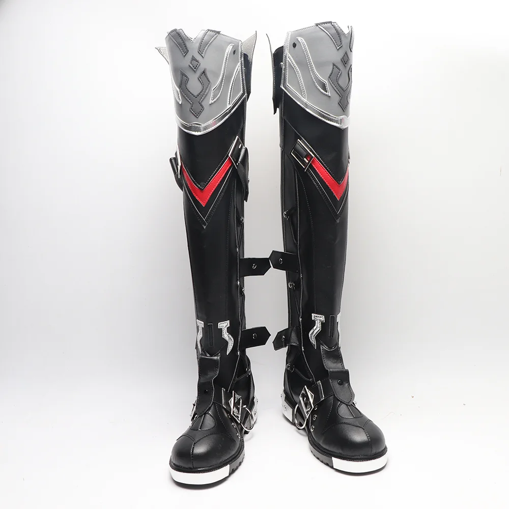 Genshin Impact Wriothesley Sapatos Cosplay para homens e mulheres, Terno Custom Made, Botas, Uniformes de RPG, Dia das Bruxas, Carnaval, Adereços