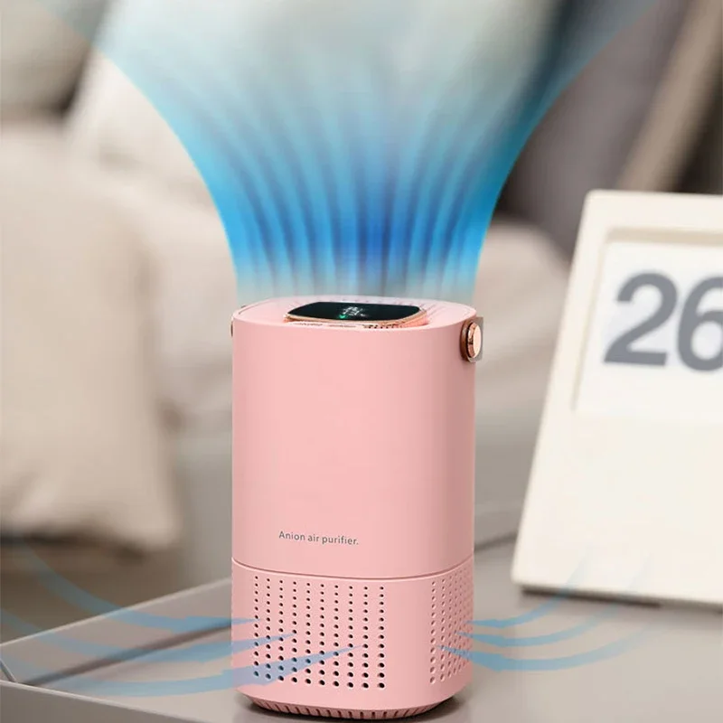 Xiaomi Portable Air Purifier Cleaner for Home Remove Smoke Odor Formaldehyde HEPA Filter Deodorizer Negative Ion Air Freshener