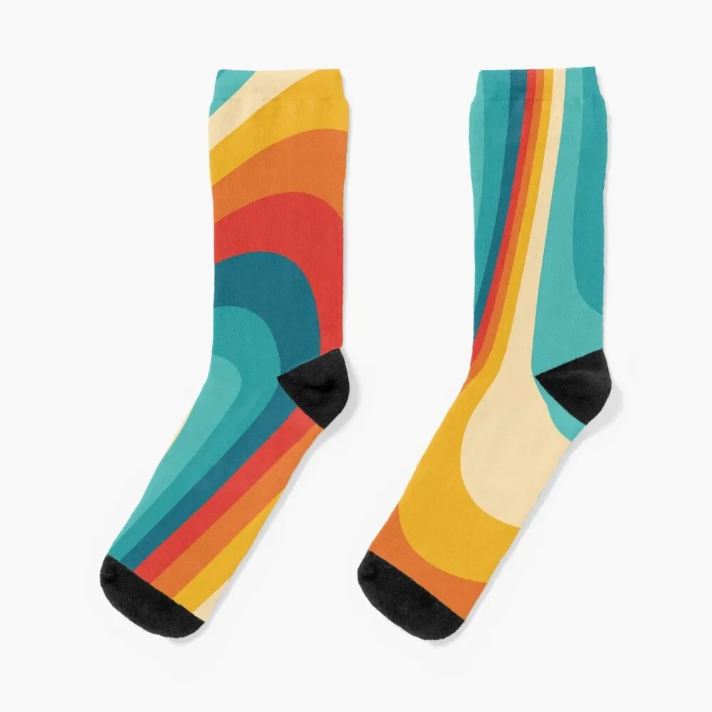 70s Retro Aesthetic Socks shoes Antiskid soccer Non-slip fashionable Socks For Women Men's