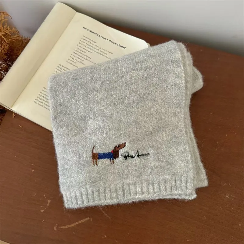 

Милый детский зимний шарф с героями мультфильмов, мягкий хлопковый теплый шарф для шеи с животным принтом, уютный морозостойкий шарф для малышей, девочек и мальчиков, активность