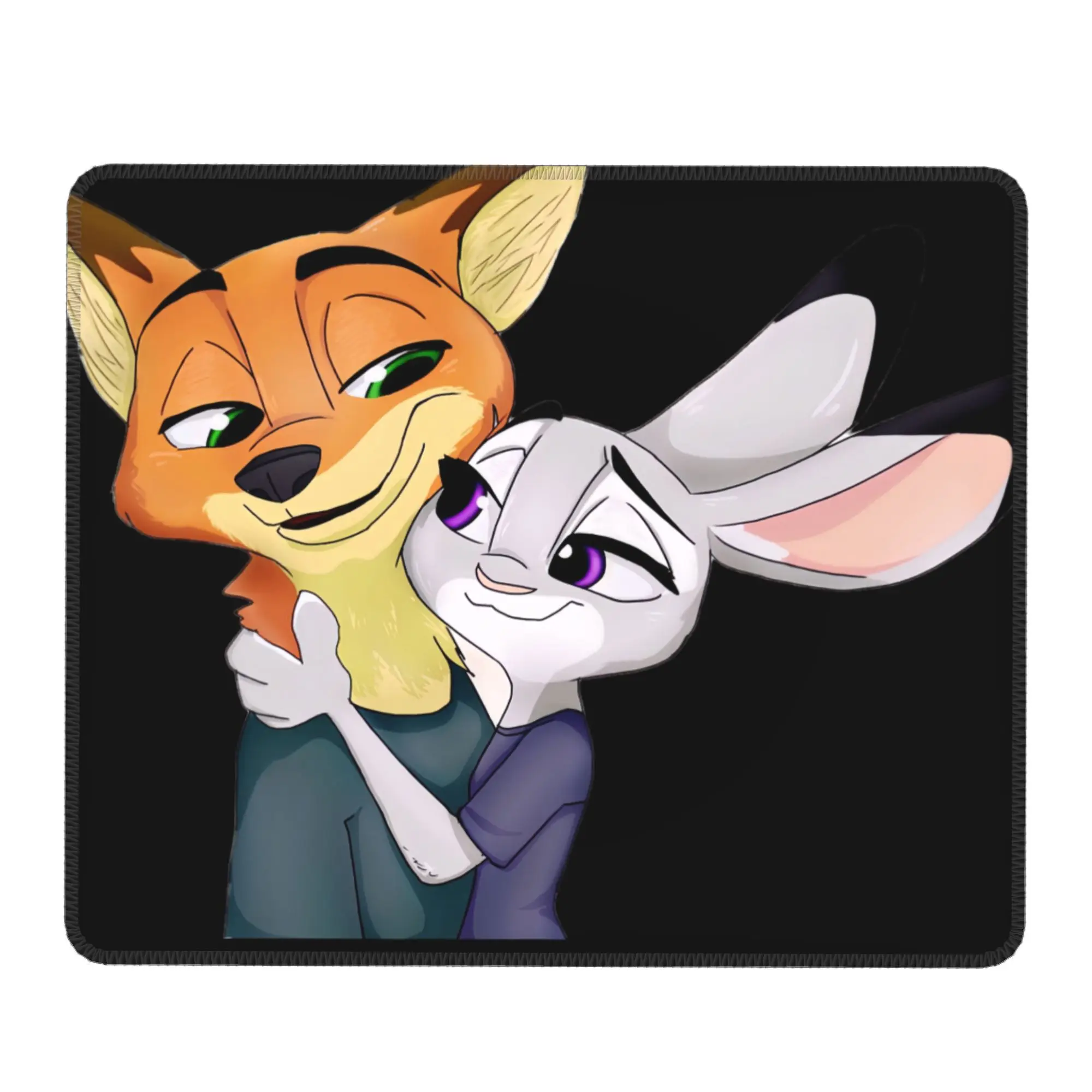 

Коврик для мыши с принтом Zootopia, аксессуары для игровых ПК, коврик для мыши с оверлоком, коврик для компьютерного стола