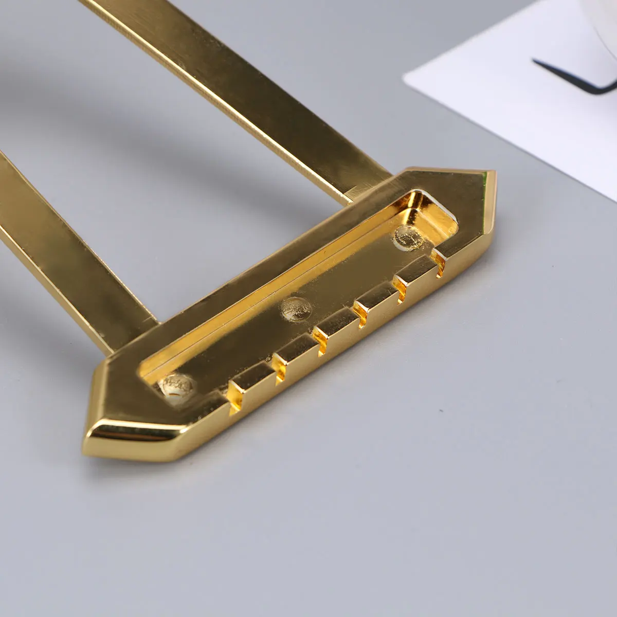 

6 String Jazz Bridge Short Guitar Tailpiece Semi Hollow Electric Acoustic Saddle Parts Tremolo Body Bridges and Saddles