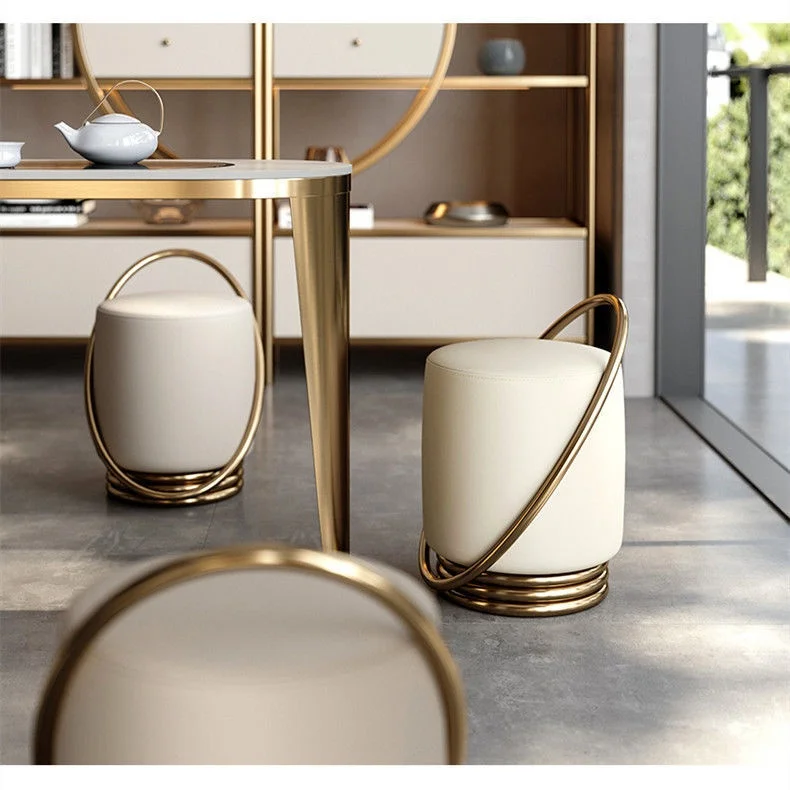Light luxury dressing stool creative chair bedroom living room tea shoes changing shoes home