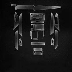 TPU for Lexus LX LX570 GX GX400 GX460 Transparent Protective Film Car Interior Sticker Central Control Gear Door Air Panel
