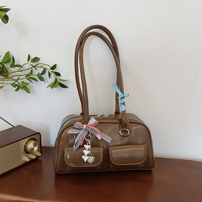 

Premium Leather Tote Bag For Women Spacious Designer Style Handbag Elegant Shoulder Bag Ladies Purse