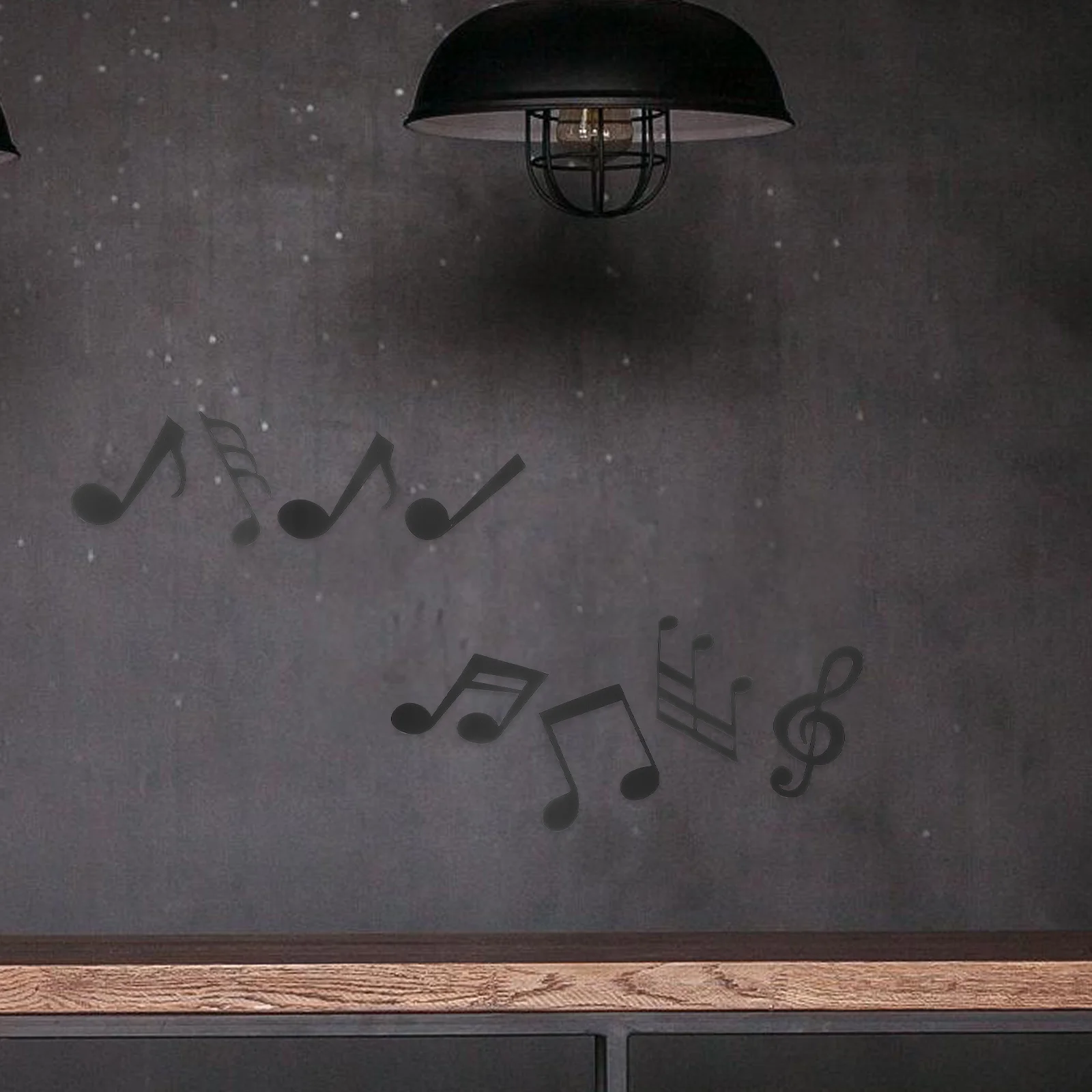 

12Pcs Music Note Wall Decals Self Adhesive Decorative Stickers for Coffee Shop Bar Room Music Themed Wall Decor Indoor Notes